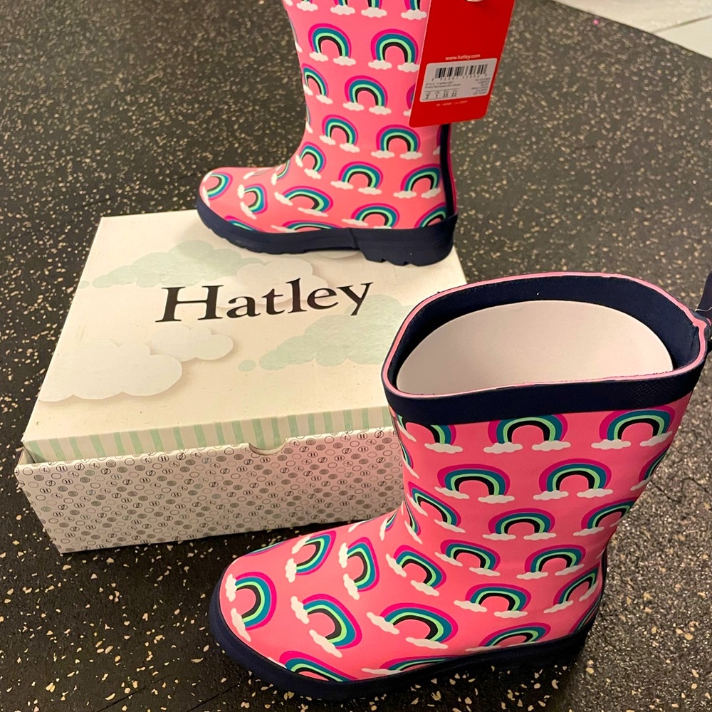 New Hatley rain boots - Big Kid size 2